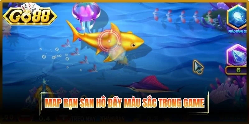 Map rạn san hô đầy màu sắc