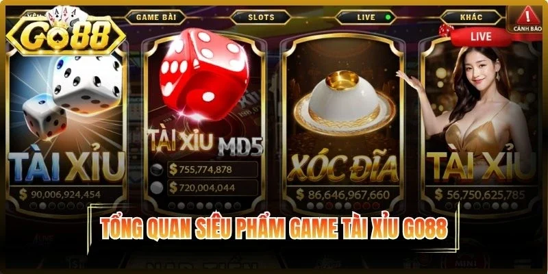 Tổng quan game tài xỉu Go88