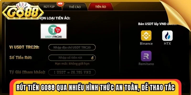 Rút tiền Go88
